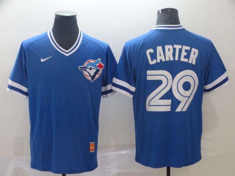 Men Toronto Blue Jays #29 Carter Blue Game 2021 Nike MLB Jersey->toronto blue jays->MLB Jersey